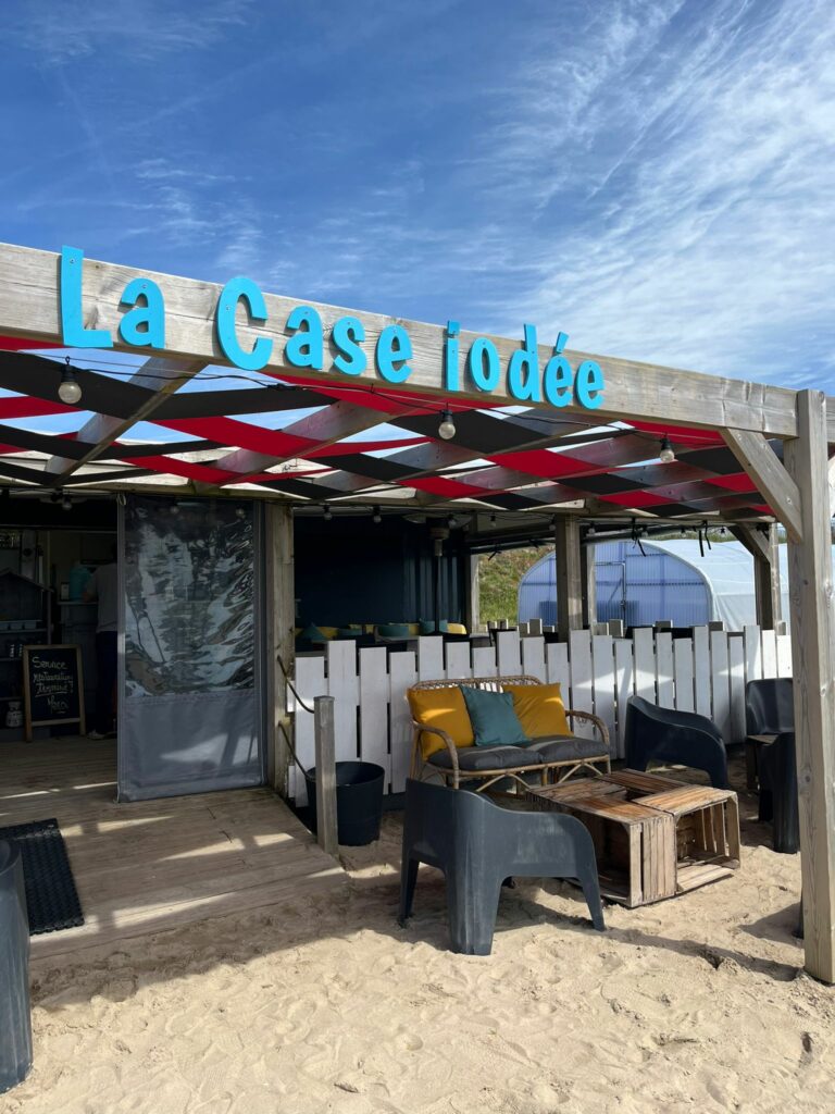 enseigne du restaurant la Case iodée